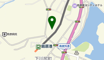 ワッツ 島原店の地図画像