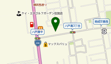 ワッツウィズ開成ツルハドラッグ店の地図画像