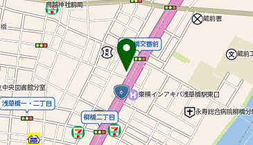 ワッツ浅草橋店の地図画像