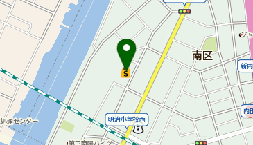 ワッツウィズ明治内田橋あかのれん店の地図画像