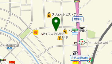 ミーツ北久里浜京急ストアスパーク店の地図画像