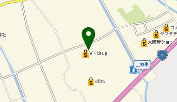 シルク入善Vドラッグ店の地図画像