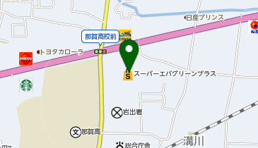 ミーツ岩出高塚スーパーエバグリーン店の地図画像