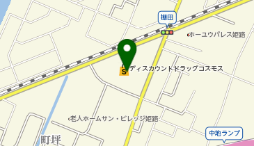 ドラッグストアコスモス 町坪店の地図画像