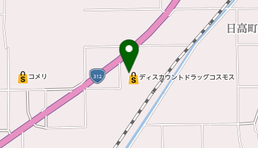 ドラッグストアコスモス 但馬日高店の地図画像