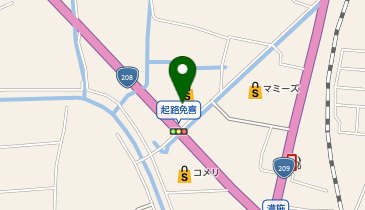 ドラッグストアコスモス みやま高田店の地図画像