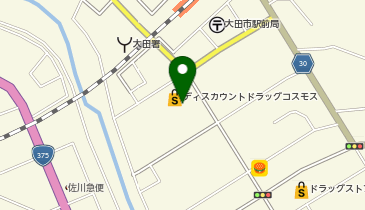 ドラッグストアコスモス 大田駅南店の地図画像