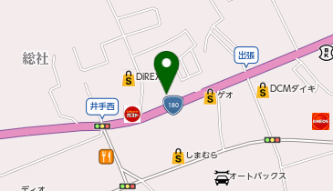 ドラッグストアコスモス 総社東店の地図画像