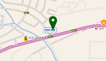 ドラッグストアコスモス 西明寺店の地図画像