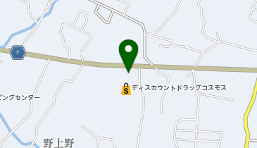 ドラッグストアコスモス 野上野店の地図画像