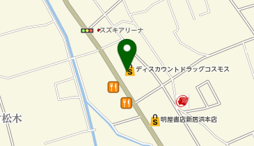ドラッグストアコスモス 新居浜松木店の地図画像