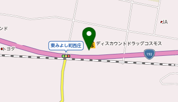 ドラッグストアコスモス 三加茂店の地図画像