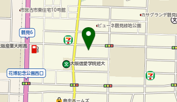 ドラッグストアコスモス 大阪鶴見店の地図画像