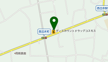 ドラッグストアコスモス 西出水店の地図画像