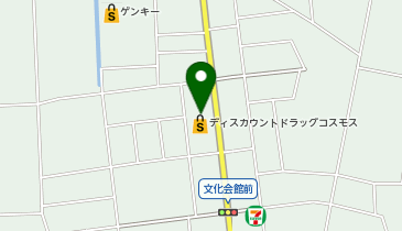 ドラッグストアコスモス 山代温泉店の地図画像