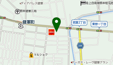 ドラッグストアコスモス 健軍店の地図画像