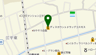 ドラッグストアコスモス 柳丸店の地図画像
