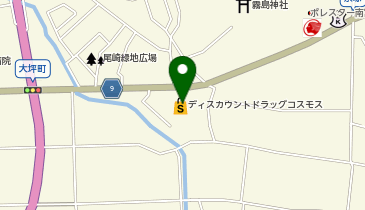 ドラッグストアコスモス 大坪店の地図画像