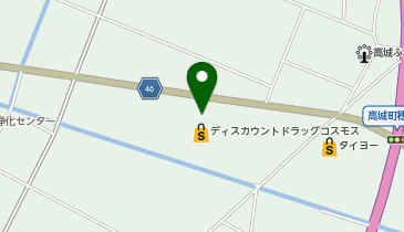 ドラッグストアコスモス 高城店の地図画像