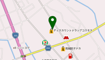 ドラッグストアコスモス 星倉店の地図画像