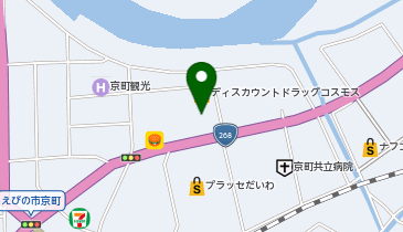 ドラッグストアコスモス えびの店の地図画像