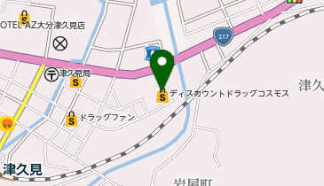 ドラッグストアコスモス 津久見店の地図画像