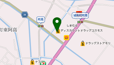 ドラッグストアコスモス 城南店の地図画像