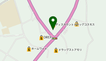 ドラッグストアコスモス 御船店の地図画像