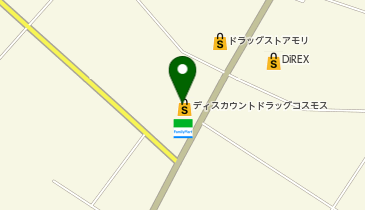ドラッグストアコスモス 鏡店の地図画像