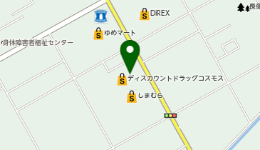 ドラッグストアコスモス 長嶺南店の地図画像