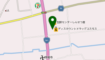 ドラッグストアコスモス 天明店の地図画像