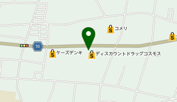 ドラッグストアコスモス 西寺店の地図画像