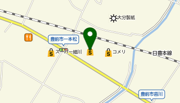 ドラッグストアコスモス 豊前店の地図画像