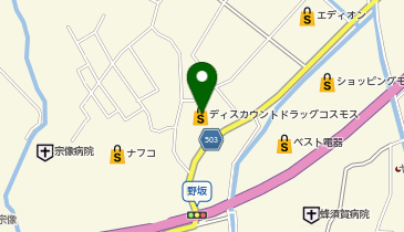 ドラッグストアコスモス 福岡宗像店の地図画像