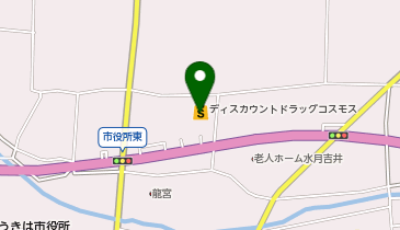 ドラッグストアコスモス 浮羽店の地図画像