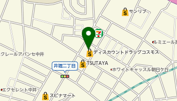 ドラッグストアコスモス 朝日ケ丘店の地図画像