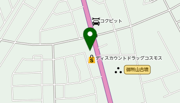 ドラッグストアコスモス 与原店の地図画像