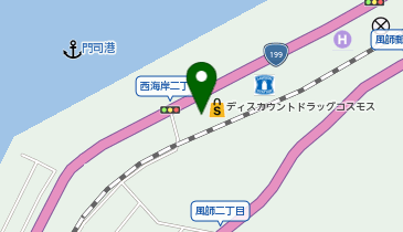 ドラッグストアコスモス 門司西海岸店の地図画像