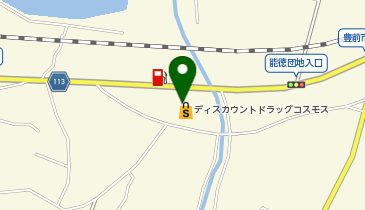 ドラッグストアコスモス 八屋店の地図画像