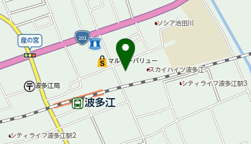 ドラッグストアコスモス 波多江駅店の地図画像