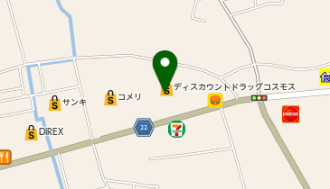 ドラッグストアコスモス 北茂安店の地図画像