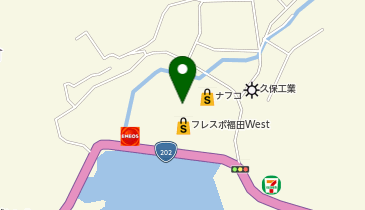 ドラッグストアコスモス 福田店の地図画像