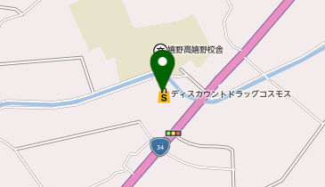 ドラッグストアコスモス 嬉野店の地図画像