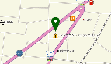 ドラッグストアコスモス 井手店の地図画像