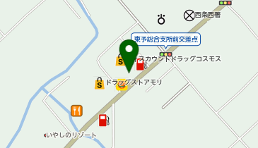 ドラッグストアコスモス 東予店の地図画像