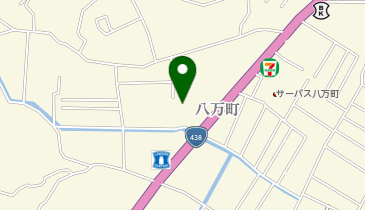 ドラッグストアコスモス 八万店の地図画像