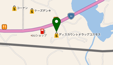 ドラッグストアコスモス 綾川店の地図画像