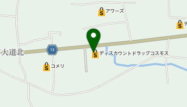 ドラッグストアコスモス 阿波店の地図画像