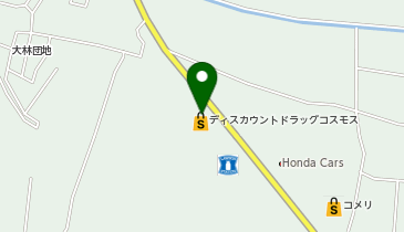 ドラッグストアコスモス 大林店の地図画像
