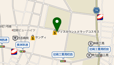 ドラッグストアコスモス 長洲本通店の地図画像